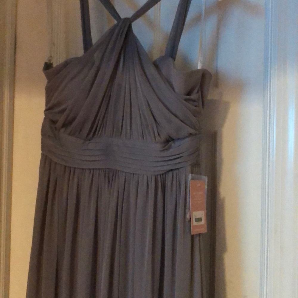 Grey gown
